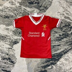 Liverpool F.C. Philippe Coutinho #10 Home Retro Shirt Kids S Standard Chartered
